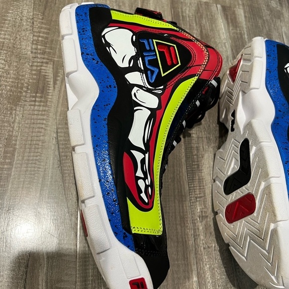 Fila Grant Hill 2 Racing High Top Sneakers Men's 1BM01855-048 Rare size 10,5 - Picture 6 of 13